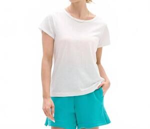 NEW HATLEY essential crew neck tee in white